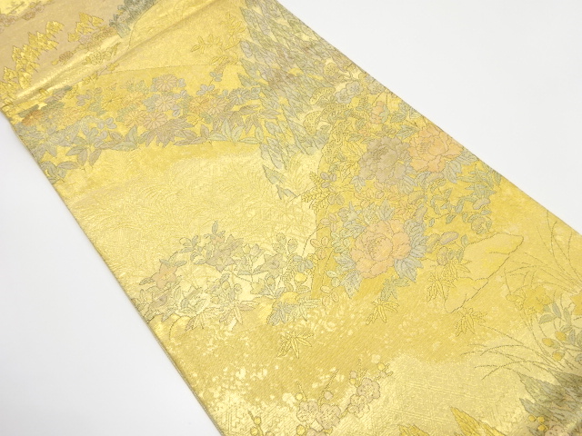 JAPANESE FUKURO OBI / SAGANISHIKI / WOVEN TREES